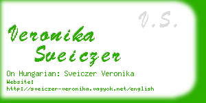 veronika sveiczer business card